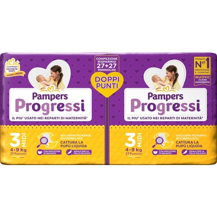 Pampers Progressi Midi Размер 3