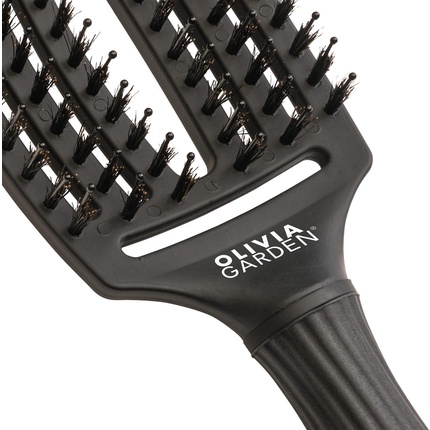 Olivia Garden Fingerbrush Care Iconic Medium Full Black Расческа для волос