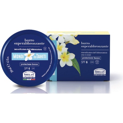 Helan Monoi De Tahiti Ускоритель загара для лица и тела, масло для тела и увлажняющий крем для загара с SPF 6