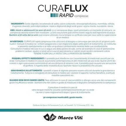 Marco Viti Curaflux Таблетки для жевания