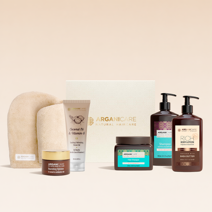 Набор для ухода за волосами и ритуала благополучия Argan & Shea Arganicare