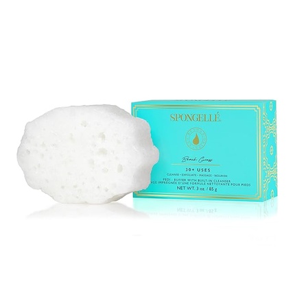 Spongellé Pedibuffer Очищает, Отшелушивает и Полирует Стопы с Ароматом Морской Травы