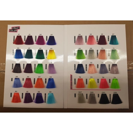 Crazy Color Палитра оттенков