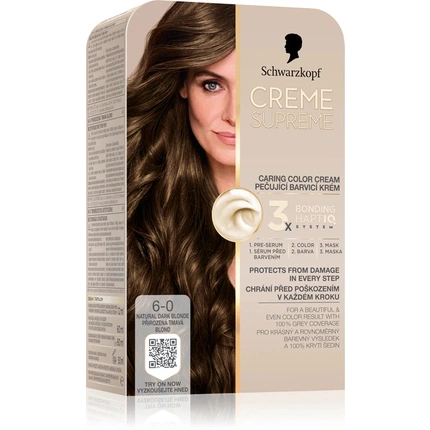 Permanent Hair Dye Schwarzkopf Creme Supreme