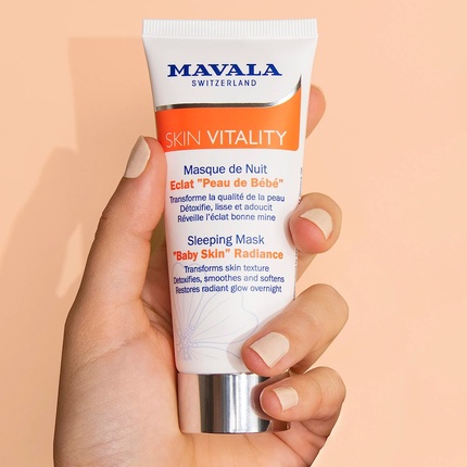 Ночная маска для сияния кожи Skin Vitality Sleeping Mask Baby Skin Radiance Mavala
