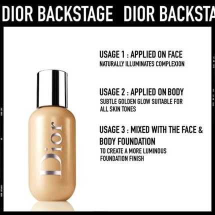 Dior Backstage Face & Body Foundation Christian Dior