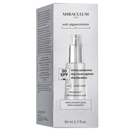 Miraculum Aktywny Krem Antyprzebarwieniowy Przeciw Przebarwieniom SPF 50