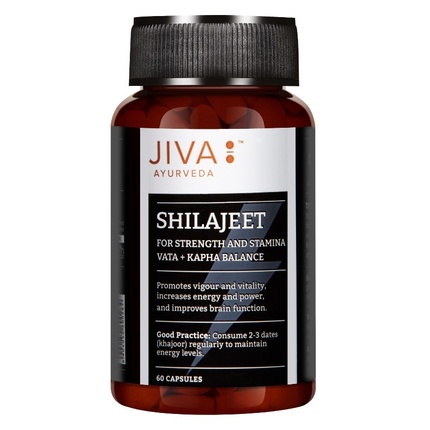 Биологически активная добавка Jiva Ayurveda Чистый Шиладжит Мумиё Капсулы