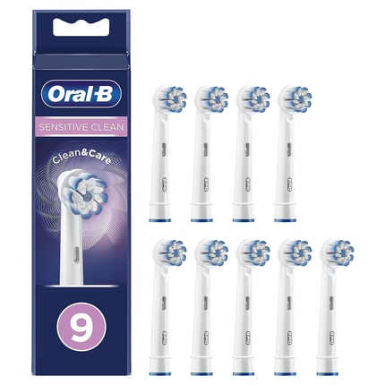 Насадки для зубной щетки Oral-B Sensitive Clean - Набор из 9 штук