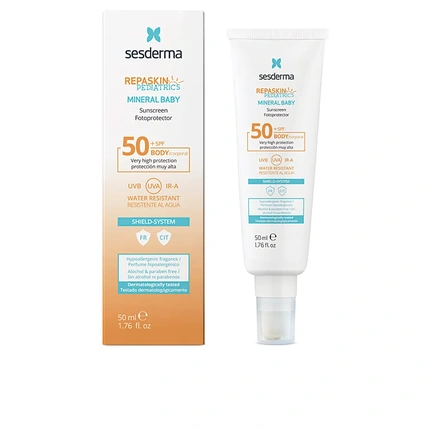 Минеральный солнцезащитный крем Sesderma Repaskin Pediatric Mineral Baby SPF 50