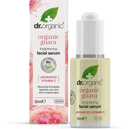 Dr Organic Гуава Осветляющая Сыворотка для Лица