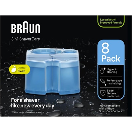 ShaverCare SmartCare Center Refill Cartridges 8 Pack Braun