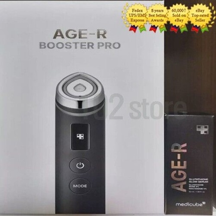 Устройство для ухода за кожей Age-R Booster Pro с сывороткой с глутатионом Medicube