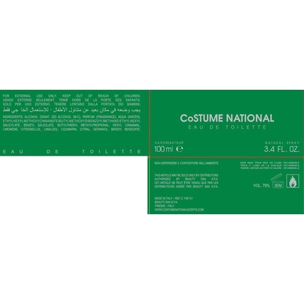 Туалетная вода Costume National Cyber Garden