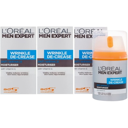 Увлажняющий крем L'Oréal Men Expert Wrinkle De-Crease против морщин