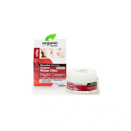 Ночной крем Dr Organic Rose Otto
