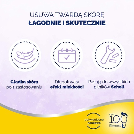 Scholl Velvet Smooth Wet&Dry Сменная насадка – Экстрасильная с алмазными частицами