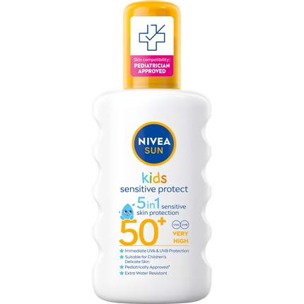 Солнцезащитный спрей Nivea Sensitive Sun SPF 50