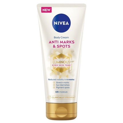 Крем для тела Nivea Luminous630 против пятен и следов