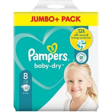 Подгузники Pampers Baby Dry, размер 8