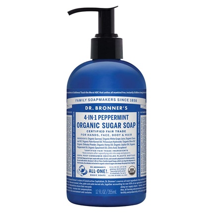 Жидкое мыло Dr. Bronner's Spearmint Peppermint