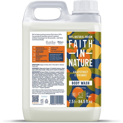 Гель для душа Faith In Nature Grapefruit
