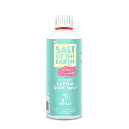 Натуральный спрей-рефилл для дезодоранта Salt Of The Earth Дыня и Огурец