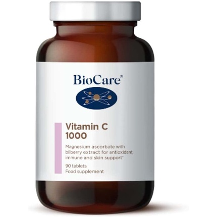 Biocare Vitamin C 1000 с аскорбатом магния и черникой 90 таблеток