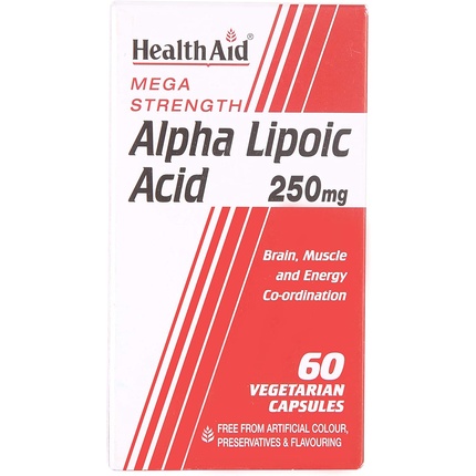 HealthAid Alpha Lipoic Acid 250mg Vegicaps
