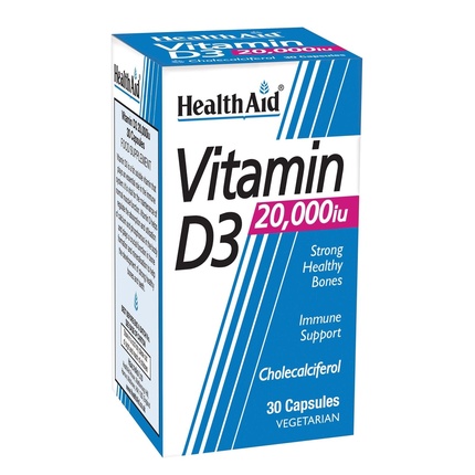 Health Aid Vitamin D3 20,000IU Капсулы