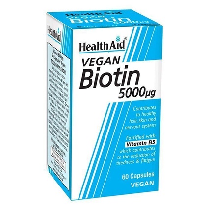 Биотин 5000 мкг в капсулах от Health Aid