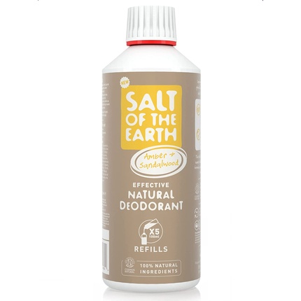 Натуральный дезодорант-спрей Salt Of The Earth Amber & Sandalwood