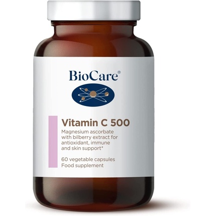 Капсулы Biocare Vitamin C 500 с аскорбатом магния и экстрактом черники