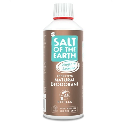 Натуральный дезодорант-спрей Salt Of The Earth, сменный блок Имбирь и Жасмин