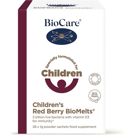 Детские БИО-леденцы Red Berry Biocare