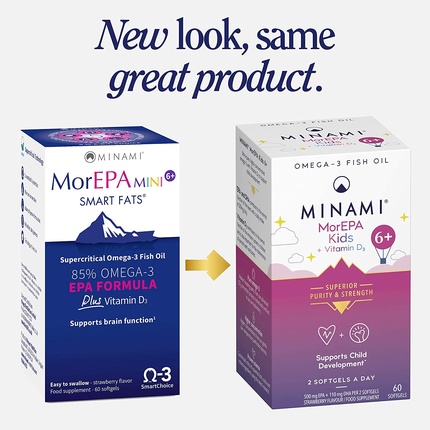 Рыбий жир Minami MorEPA Kids 6+, детская добавка