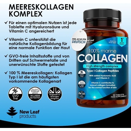 Таблетки New Nordic Pure Marine Collagen