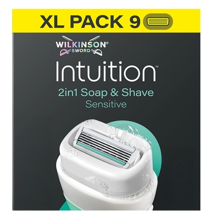 Лезвия Wilkinson Sword Intuition 2in1 Мыло и Бритье Sensitive