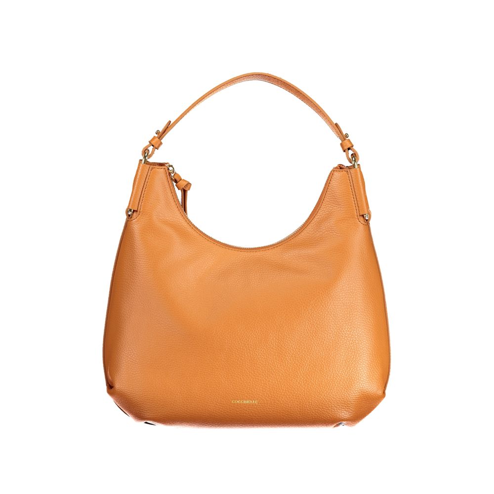 Handbag Arancione Leather