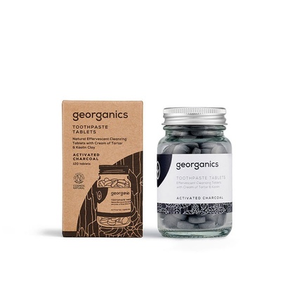 Таблетки для зубов с активированным углем Georganics