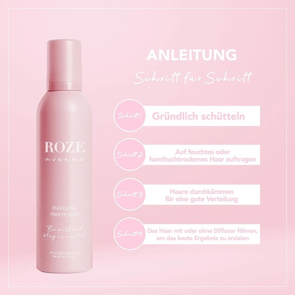 Мусс для волос Roze Avenue для объема и структурирования