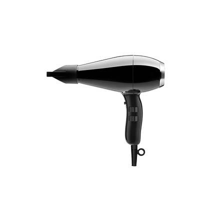 Фен Elchim Milano Ceramic Hair Dryer Ultra Slim and Lightweight Salon Professional Blow Dryer with Concentrator Black/Silver 2000 Watt