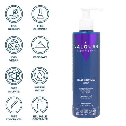 Hair Mask Valquer Hyaluronic Acid Extra Moisturizing and Vitality