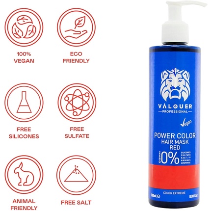 Маска для волос Valquer Red Hair Colour Enhancer