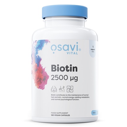 Vegan Capsules Osavi Biotin 2500mcg