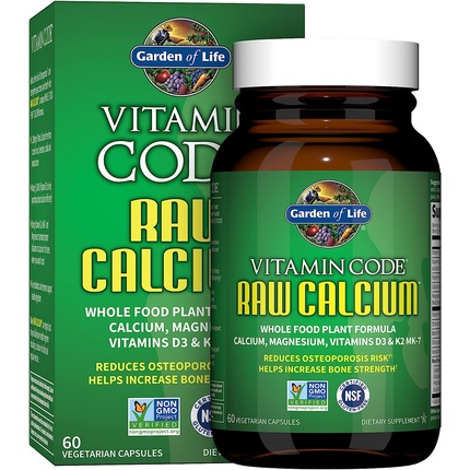 Сырые Кальциевые Растительные Капсулы Garden Of Life
