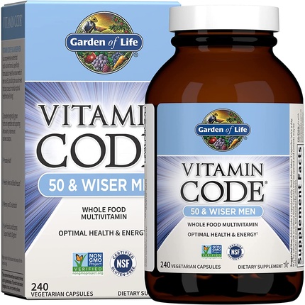 Vegetable Capsules Garden Of Life Vitamin Code 50 & Wiser Men
