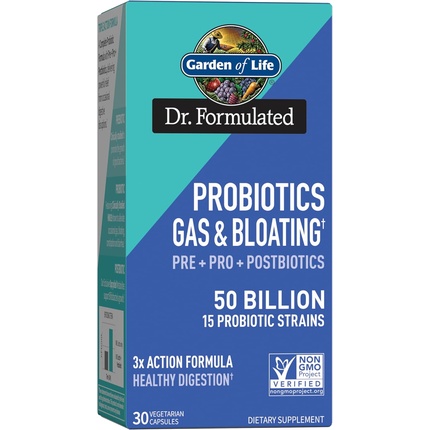 Garden of Life Dr. Formulated Once Daily 3-in-1 Complete Prebiotics and Postbiotics