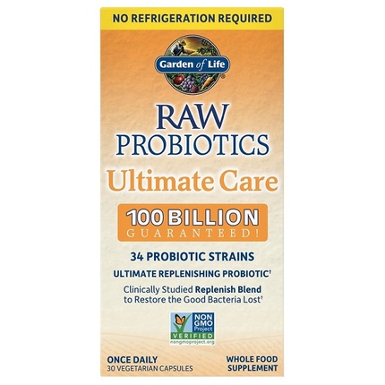 Овощные капсулы Garden Of Life Raw Probiotics Ultimate Care