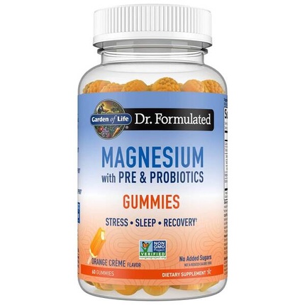 Жевательные конфеты Garden Of Life Magnesium с пребиотиками и пробиотиками